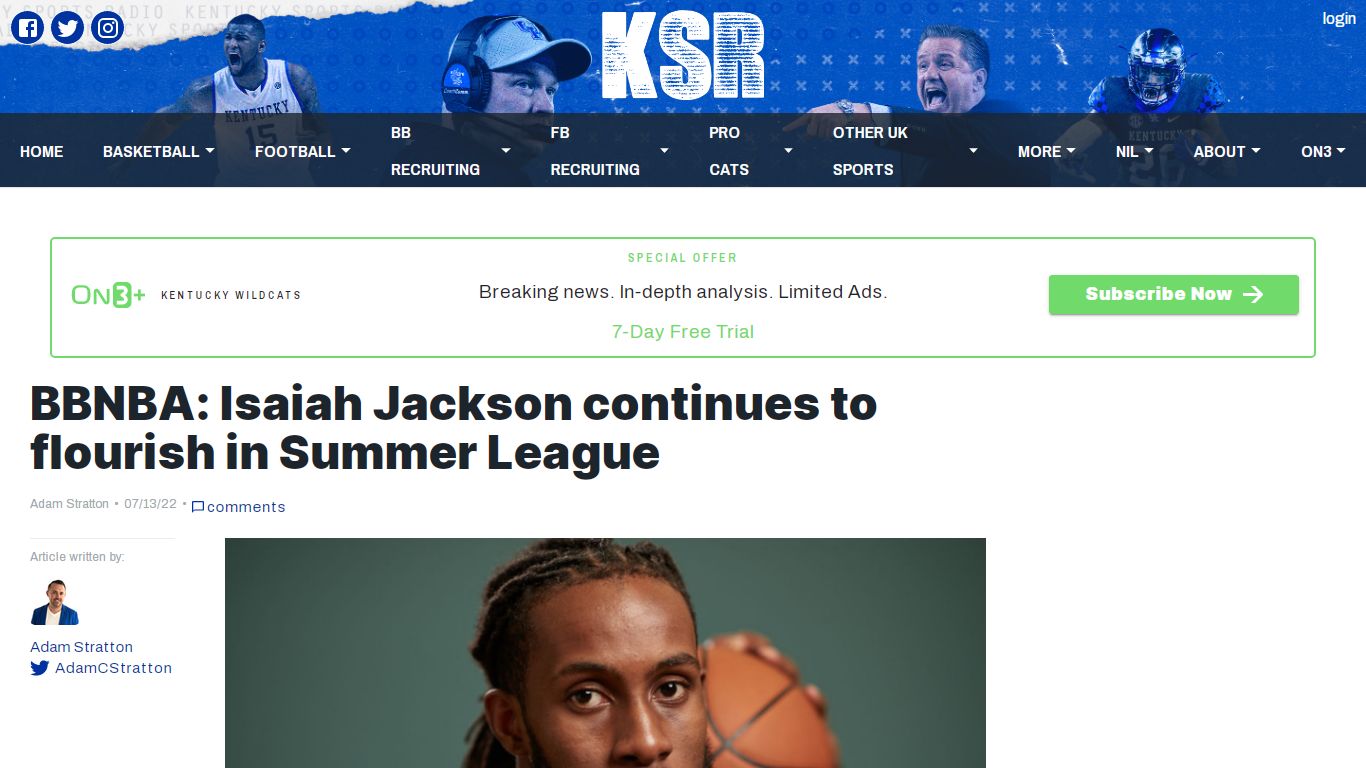 BBNBA: Isaiah Jackson continues to flourish in Summer League